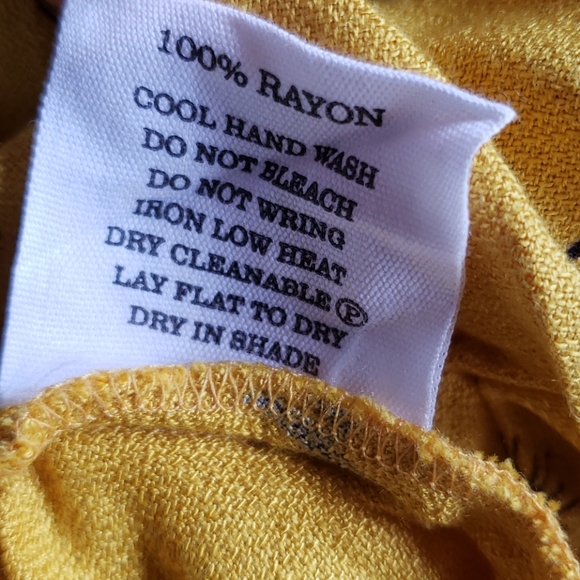 REMINISCENCE PARIS Mademoiselle Ema Yellow Southwest Print Maxi Dress FREE SIZE - Picture 7 of 8